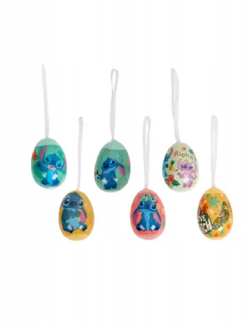 Set globuri Stitch 6 bucati Disney, mix culori Mix culori
