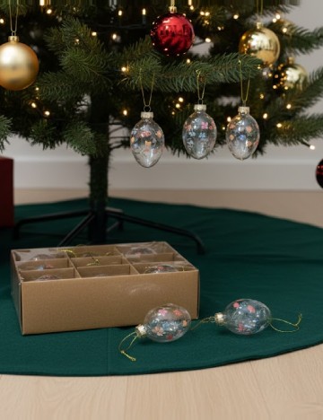 Set globuri 9 bucati ACTION, floral