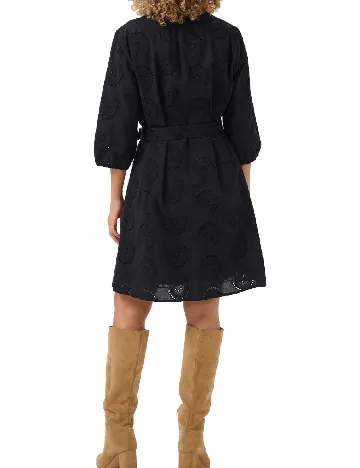 Rochie scurta Cream, negru Negru