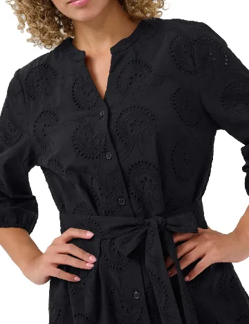 Rochie scurta Cream, negru Negru