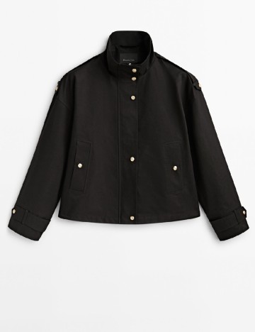 Jacheta Massimo Dutti, negru