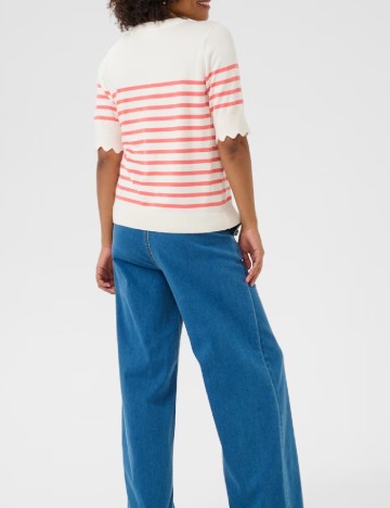 Blugi Plus Size Cream, ecru