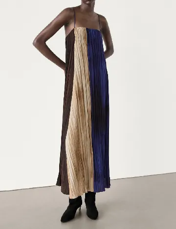 Rochie lunga Massimo Dutti, mix culori Mix culori