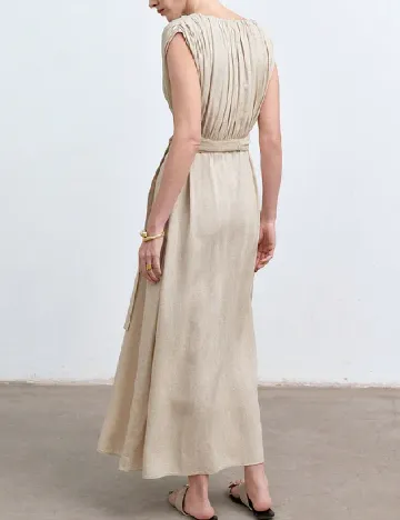 Rochie lunga SHEIN, crem Crem