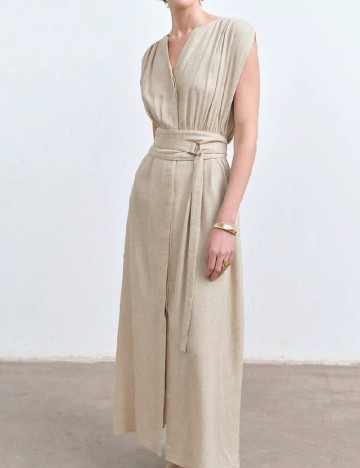 Rochie lunga SHEIN, crem