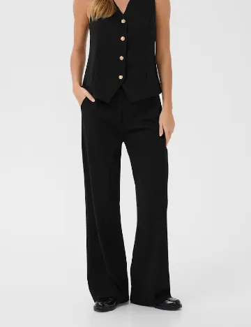 Pantaloni Cream, negru Negru