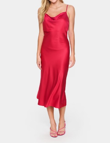 Rochie medie Saint Tropez, magenta