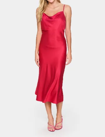 Rochie medie Saint Tropez, magenta Roz