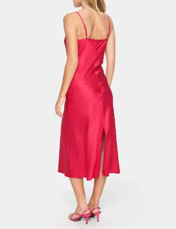 Rochie medie Saint Tropez, magenta Roz