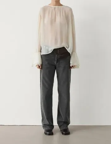 Bluza Massimo Dutti, crem Crem