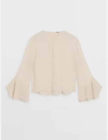 Bluza Massimo Dutti, crem Crem