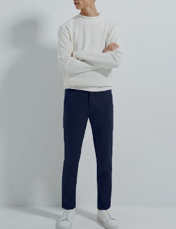 Pantaloni Zra, bleumarin