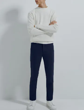 Pantaloni Zra, bleumarin Albastru