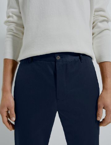 Pantaloni Zra, bleumarin