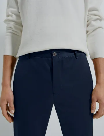 Pantaloni Zra, bleumarin Albastru