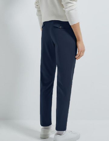 Pantaloni Zra, bleumarin