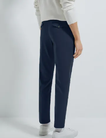 Pantaloni Zra, bleumarin Albastru