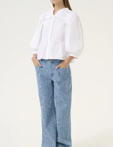 Bluza Karen By Simonsen, alb Alb
