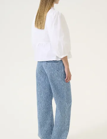 Bluza Karen By Simonsen, alb Alb