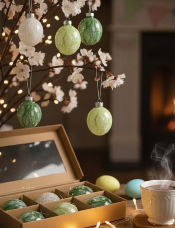 Set globuri 9 bucati ACTION, mix culori