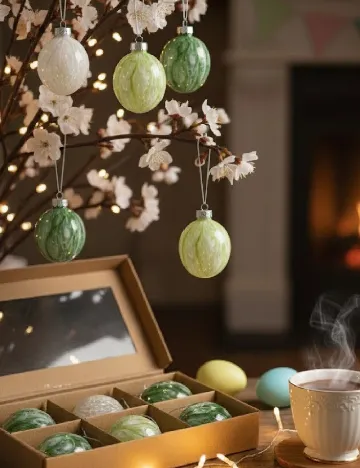 Set globuri 9 bucati ACTION, mix culori