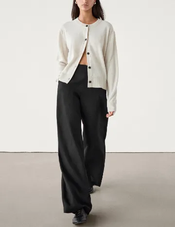 Pantaloni Massimo Dutti, negru Negru