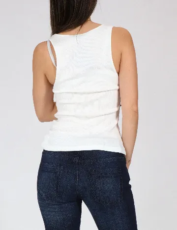 Maiou Massimo Dutti, alb Alb