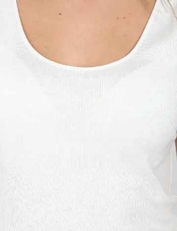 Maiou Massimo Dutti, alb Alb