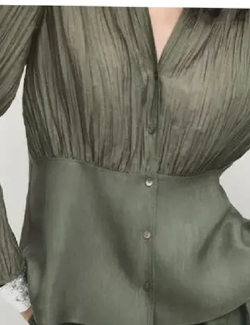 Bluza Massimo Dutti, verde Verde