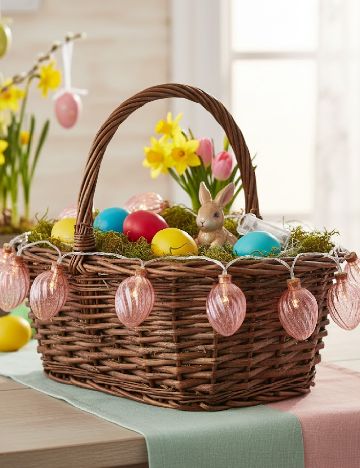 Ghirlanda luminoasa, roz