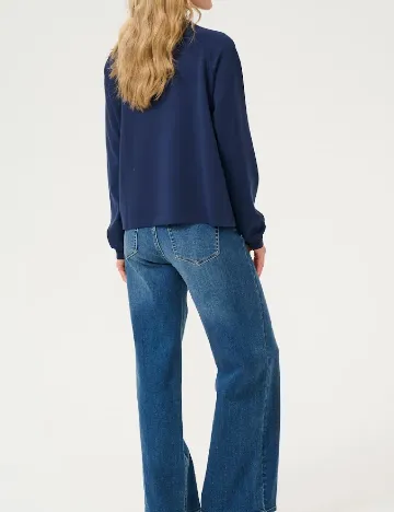 Bluza Kaffe, bleumarin Albastru