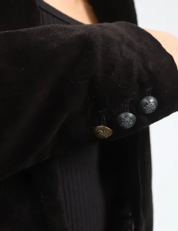 Sacou Bershka, negru Negru