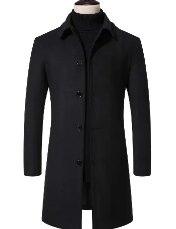 Palton SHEIN, negru Negru