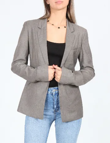 Sacou Bershka, gri Gri