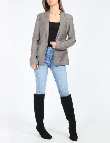 Sacou Bershka, gri Gri