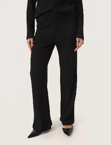 Pantaloni Soaked In Luxury, negru Negru