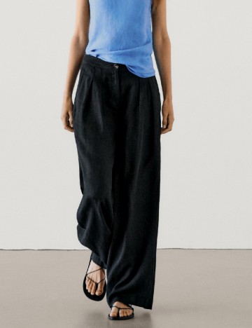 Pantaloni Massimo Dutti, negru