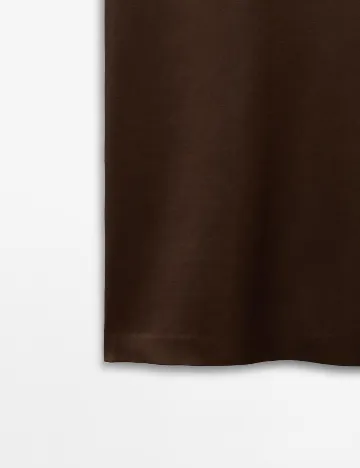 Rochie lunga Massimo Dutti, maro Maro