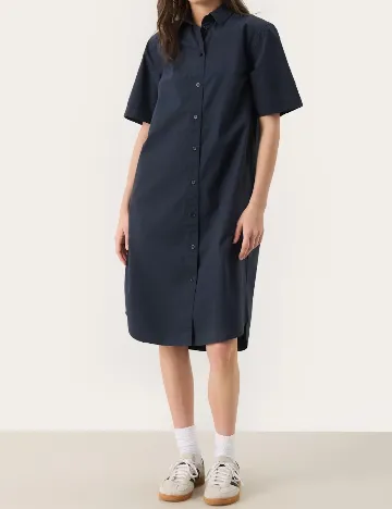 Rochie medie Part Two, bleumarin Albastru