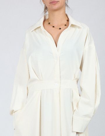 Rochie lunga SHEIN, crem