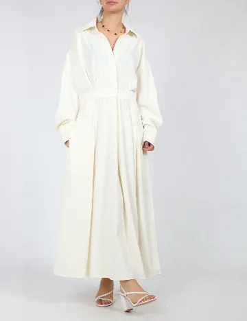 Rochie lunga SHEIN, crem Crem