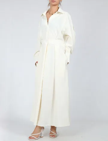 Rochie lunga SHEIN, crem Crem