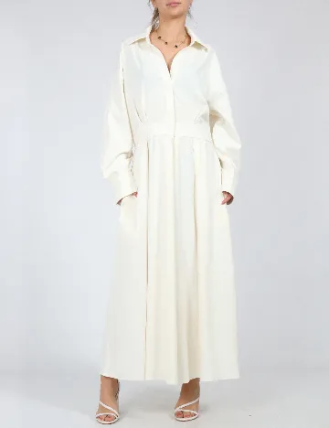 Rochie lunga SHEIN, crem Crem