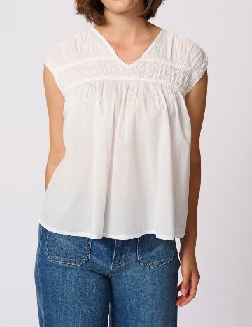 Bluza Kaffe, alb