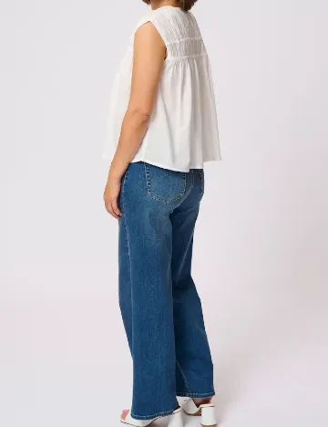 Bluza Kaffe, alb Alb
