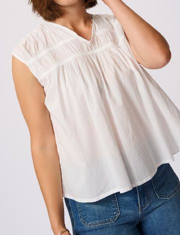 Bluza Kaffe, alb