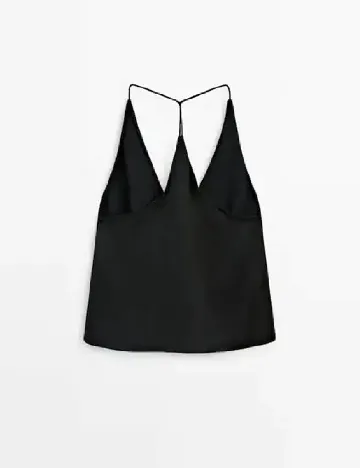 Maiou Massimo Dutti, negru Negru