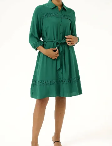 Rochie scurta Kaffe, verde Verde