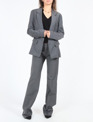 Sacou Bershka, gri inchis