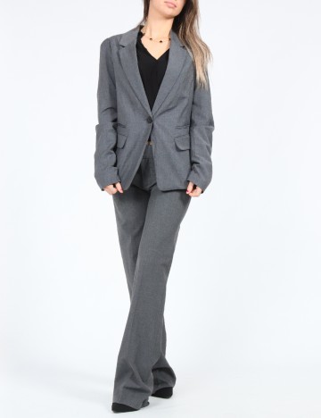 Sacou Bershka, gri inchis